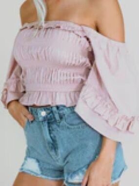 Kittenish Ellie Smocking Top